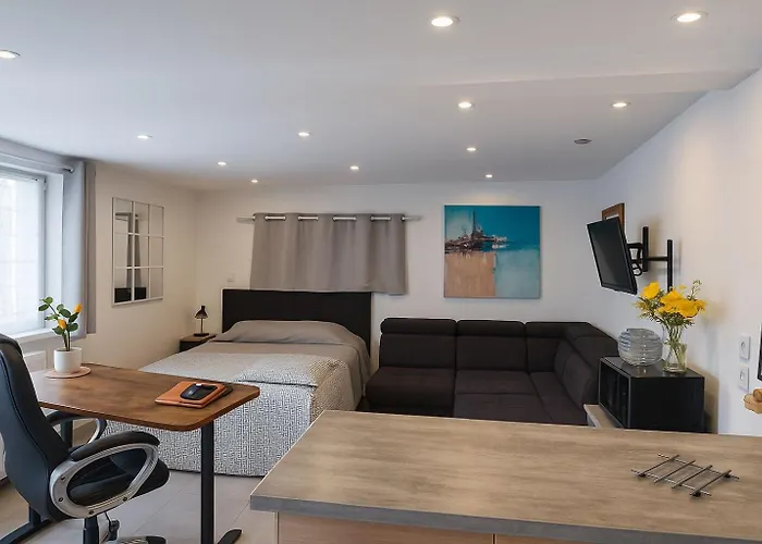 Studio Calme Etape Pro Flers - Parking Prive - Wifi Fibre